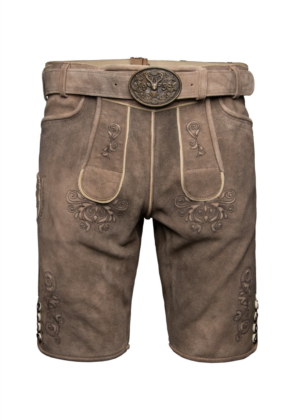 

Кожаные брюки RALPH Krüger Dirndl, коричневый