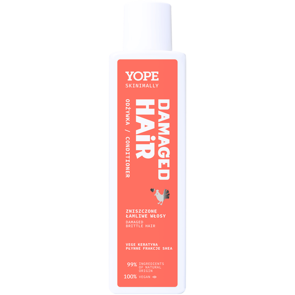 

Кондиционер для поврежденных и ломких волос, 250 мл Yope Skinimally damaged hair