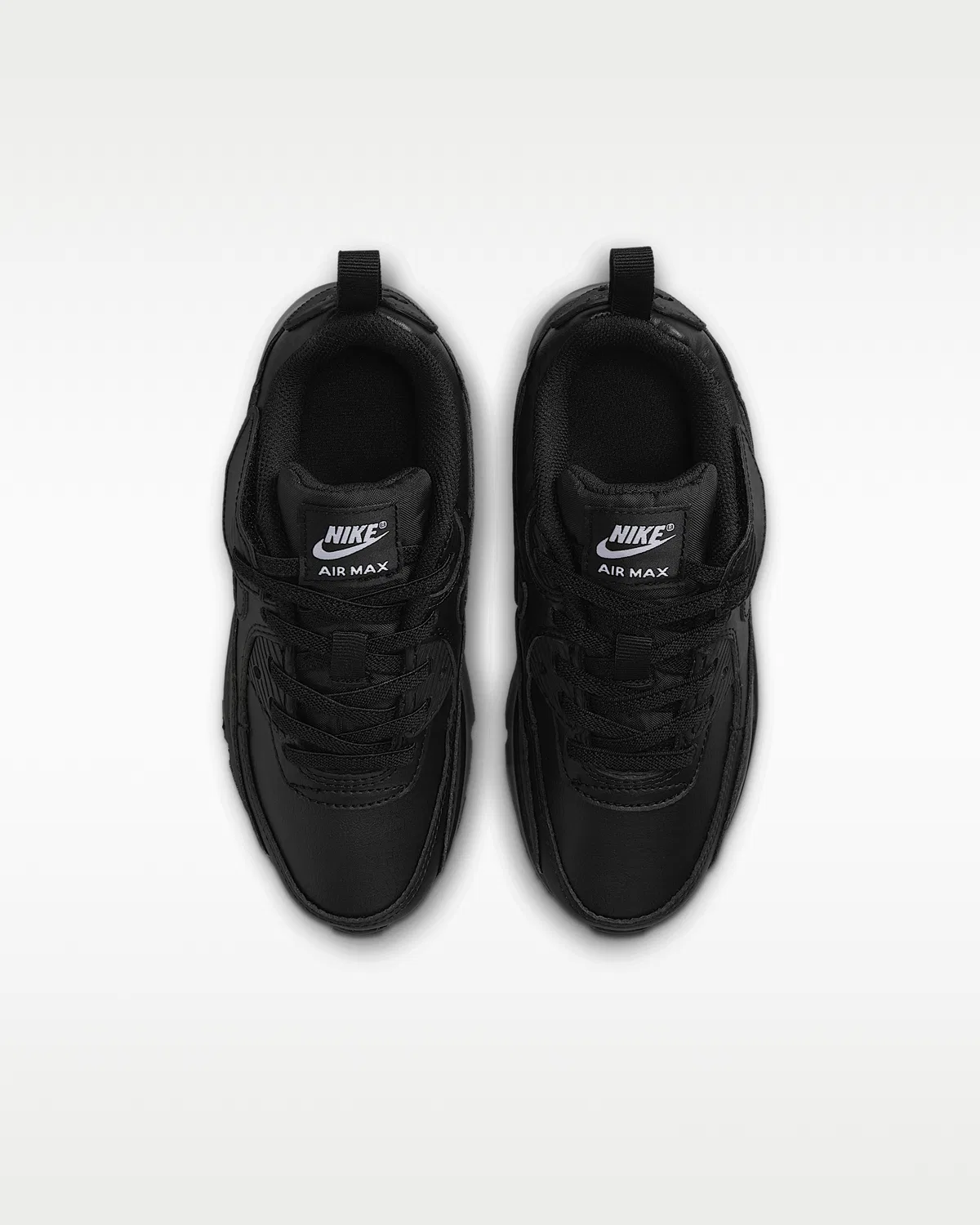 Детские кроссовки Nike Air Max 90 EasyOn, Black/Black/White/Black — фото 4