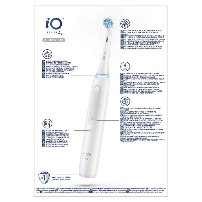 

Зубная щетка iO 4S Cepillo Eléctrico Recargable Oral-B, 1 unidad