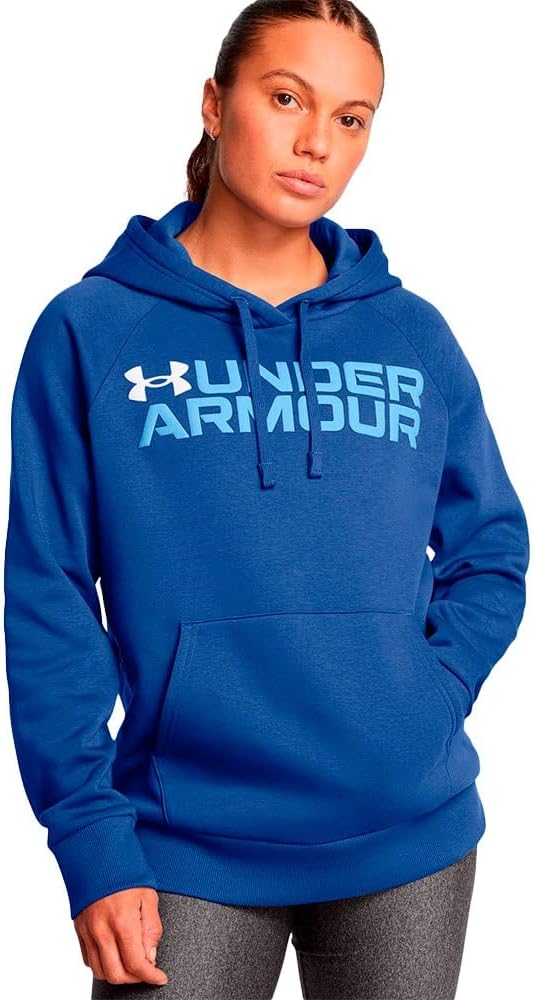 

Толстовка Under Armour unisex-adult Rival Fleece Wordmark, Tech Blue