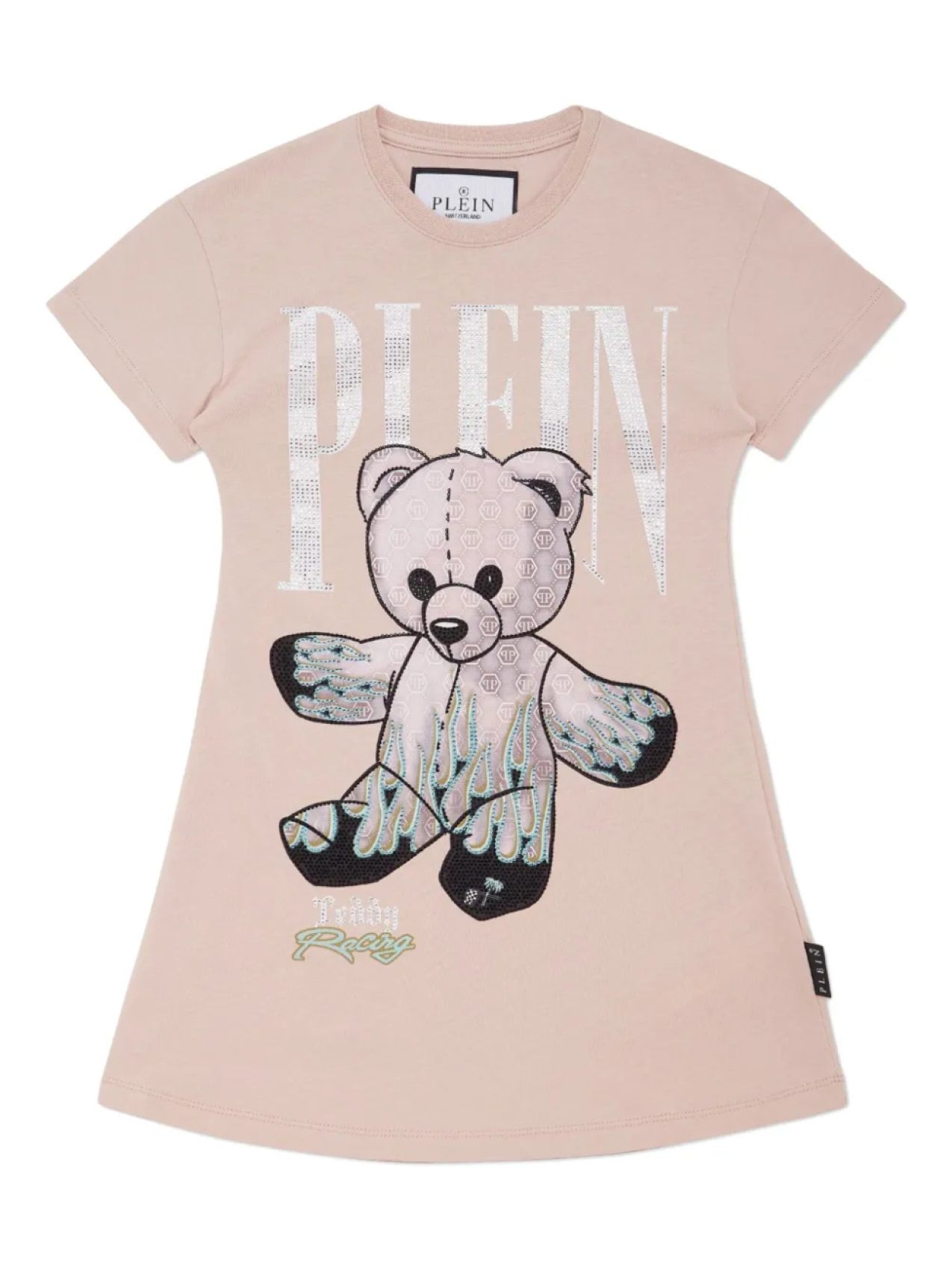 

Платье с принтом «Teddy Bear» от Philipp Plein, розовый