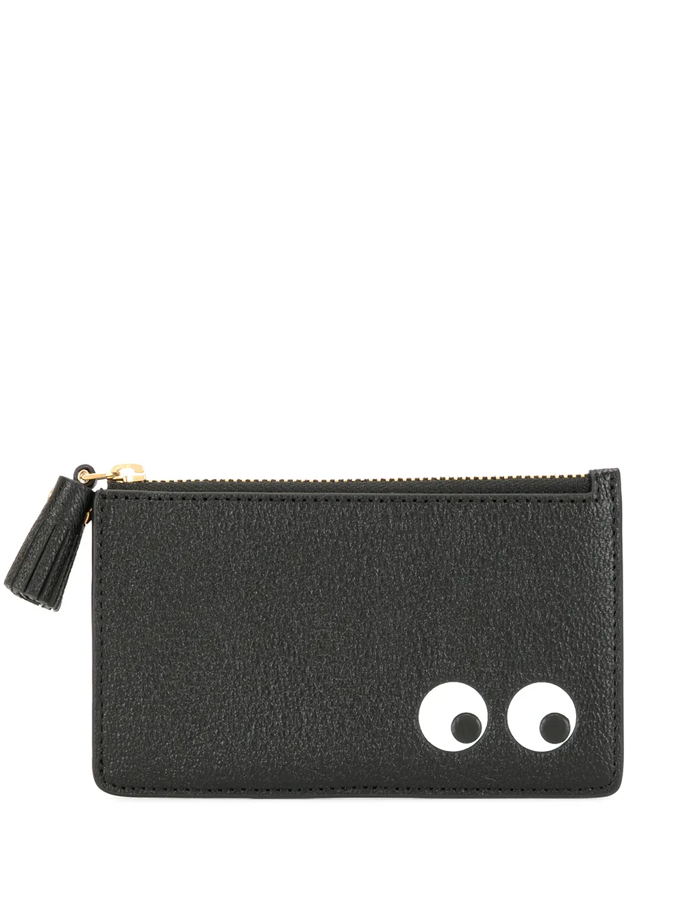 

Декорированный кардхолдер на молнии Anya Hindmarch, черный
