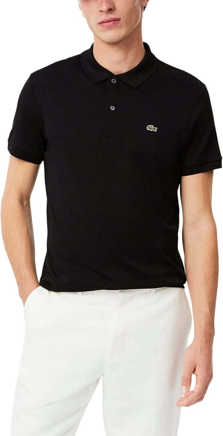 

Lacoste мужская спортивная поло с коротким рукавом Super Light, Black, Черный, Lacoste мужская спортивная поло с коротким рукавом Super Light, Black