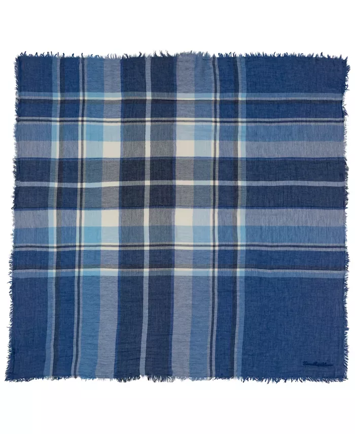 

Клетчатый шарф Resort Plaid Square Lauren Ralph Lauren, синий