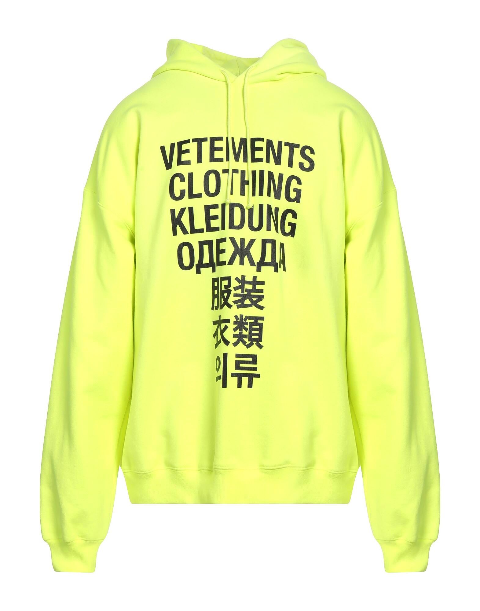 

Толстовка Vetements, желтый