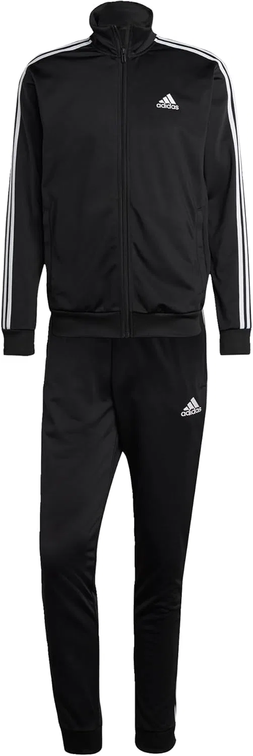 Мужской спортивный костюм с лампасами, adidas, черный