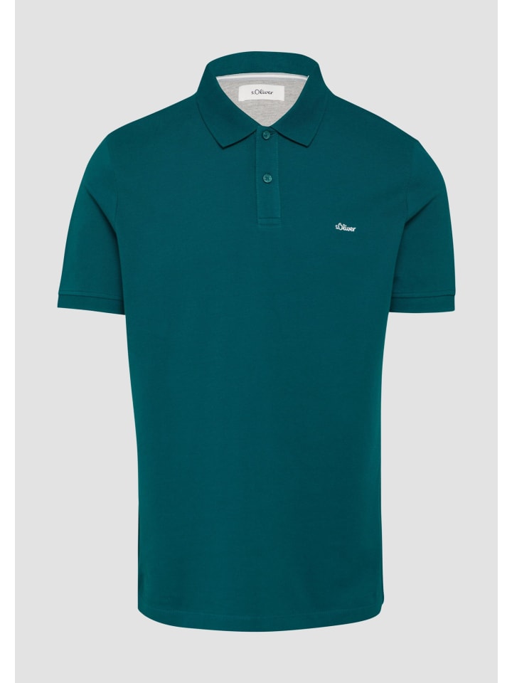 

s.Oliver Рубашка поло в 6767_petrol, Хаки, s.Oliver Рубашка поло в 6767_petrol