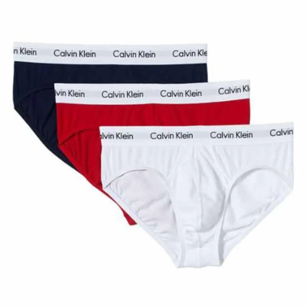 

Трусы Calvin Klein Cadera 3 units, белый/красный