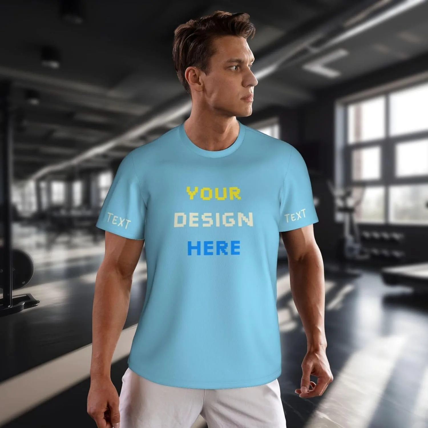 Футболка Custom с логотипом спереди и сзади — фото 3