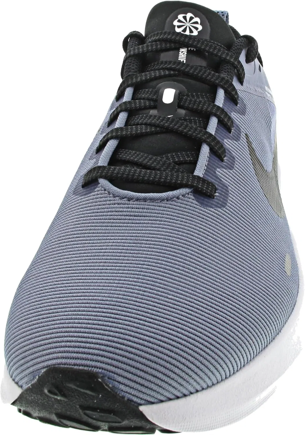 Кроссовки мужские Nike Downshifter, цвет Ash Slate Black Cobalt Bliss White — фото 4