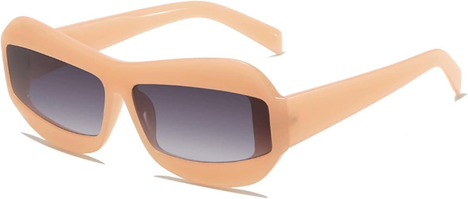 

Солнцезащитные очки Bullabulling Sport Square, модные солнцезащитные очки в стиле Y2K, солнцезащитные очки UV400, защитные от УФ-излучения, классические и модные, для мужчин и женщин, Orange