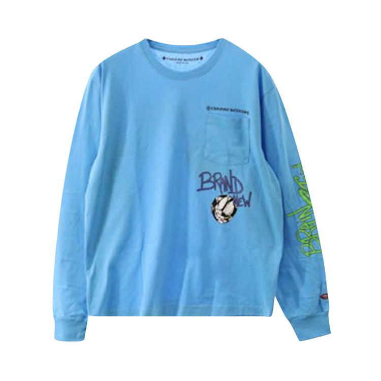 

Футболка Chrome Hearts x Matty Boy Brain New Long-Sleeve T-Shirt, Blue