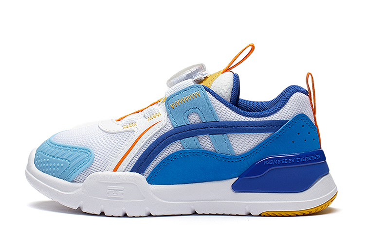 

Амортизаторы Rebound Низкие детские кроссовки для повседневной жизни LINING YOUNG, белый/синий