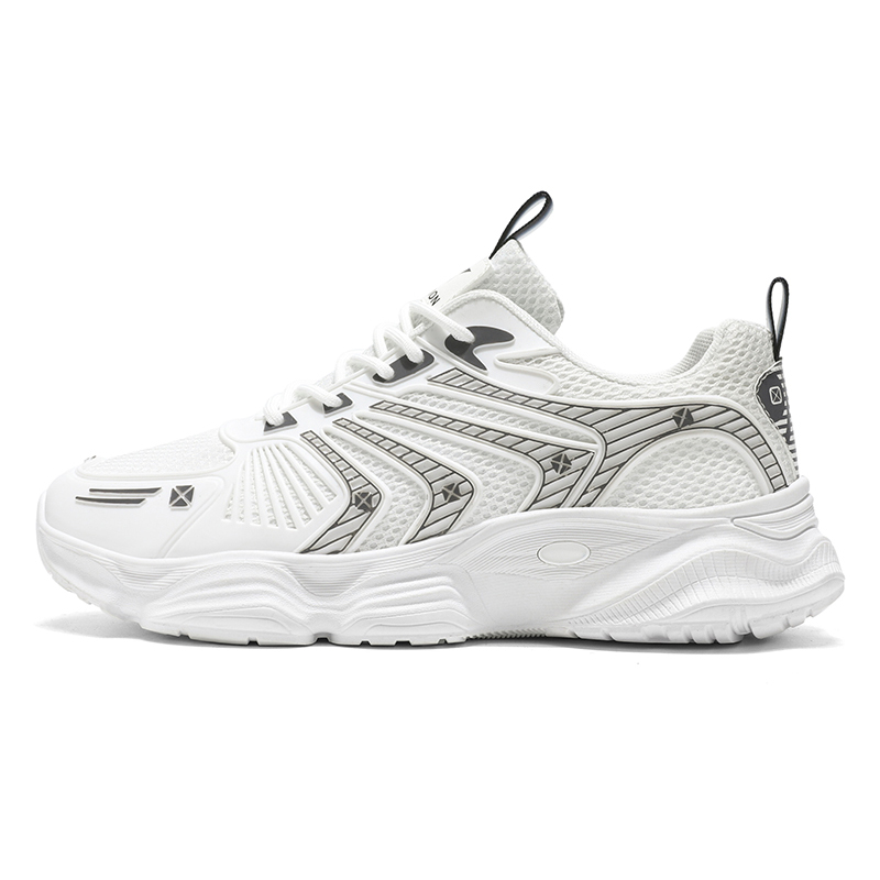 

Низкие массивные кроссовки мужские ZULISHI, белый