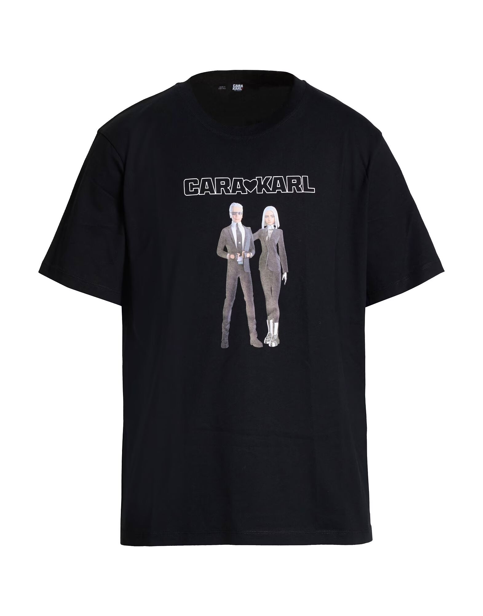 

Футболка Cara Loves Karl Karl Lagerfeld, черный