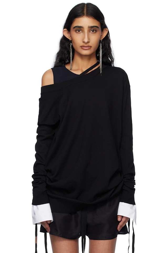 

Свитер Helle High-Comfort Ann Demeulemeester, черный