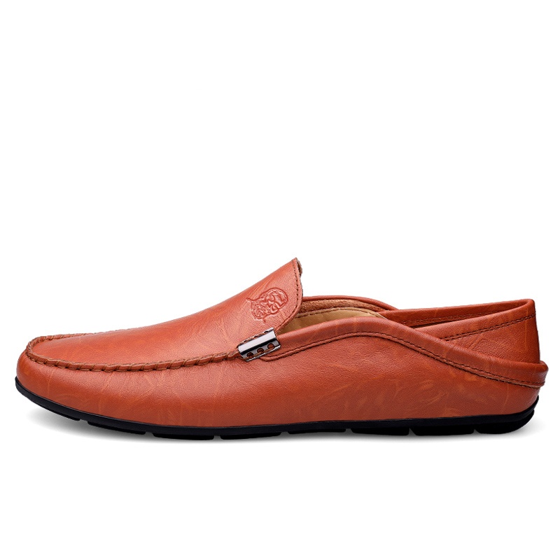 

LAORENTOU Мужские повседневные туфли мужские низкие красные коричневые, цвет Red Brown