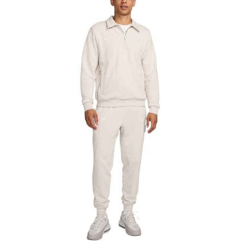 Повседневные брюки Liverpool для мужчин, цвет Off White Nike, кремовый — фото 3