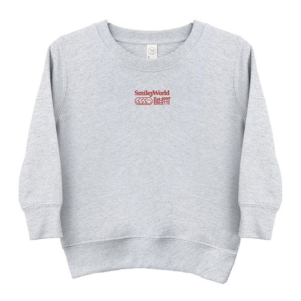 

Толстовка Smileyworld embroidered est 1997 для малышей The Juniper Shop, Heather Grey