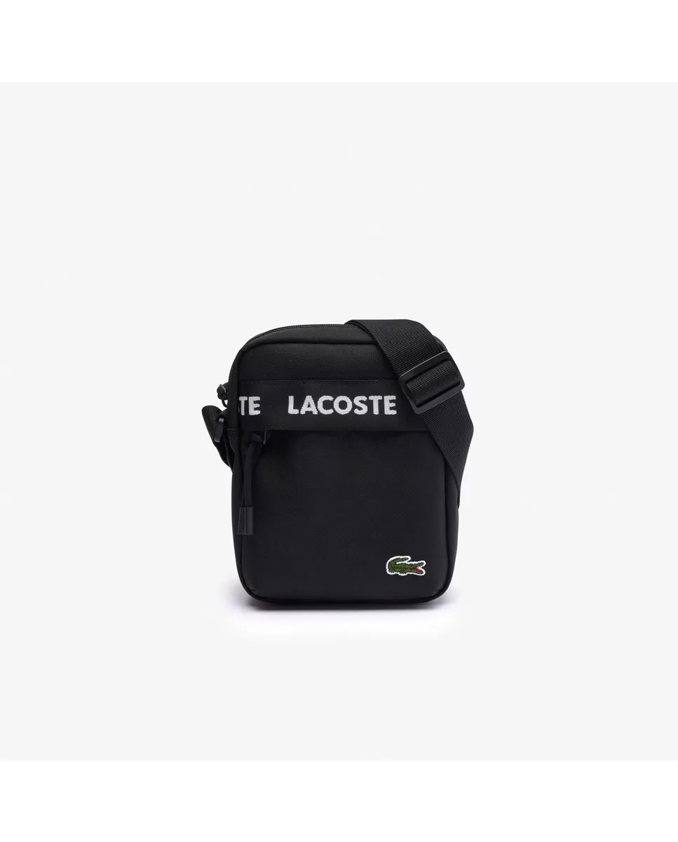 

Вертикальная сумка через плечо Lacoste, чёрный