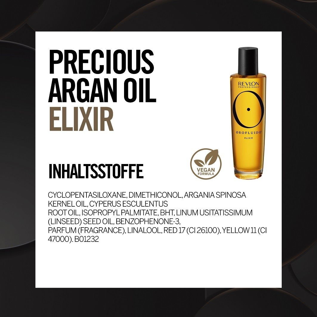 Масло для волос orofluido precious argan Revlon Professional, объем 100 мл — фото 4