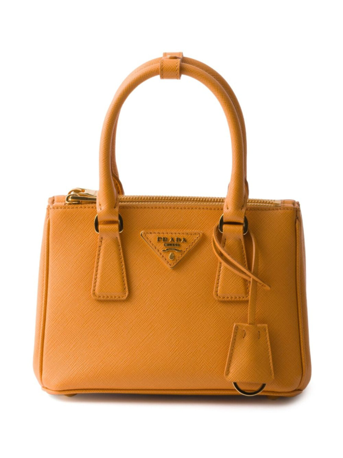 

Prada мини-сумка Galleria из сафьяновой кожи, черный