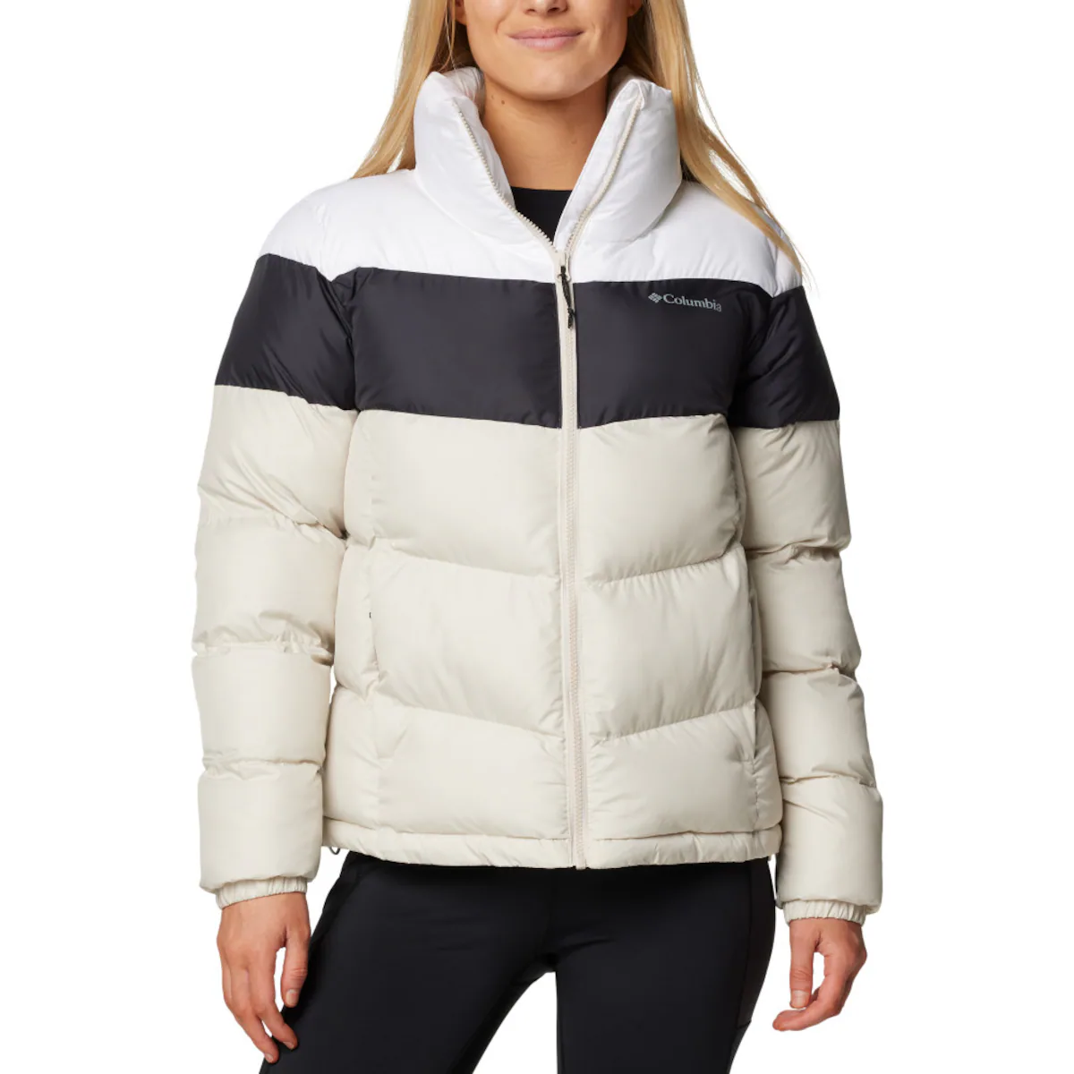 

Женская куртка Columbia Puffect II Colorblock, бежевый