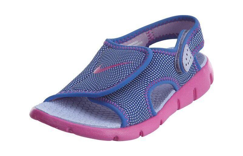 Сандалии детские Sunray Adjust 4 Kids Фиолетовый Nike, фиолетовый — фото 3