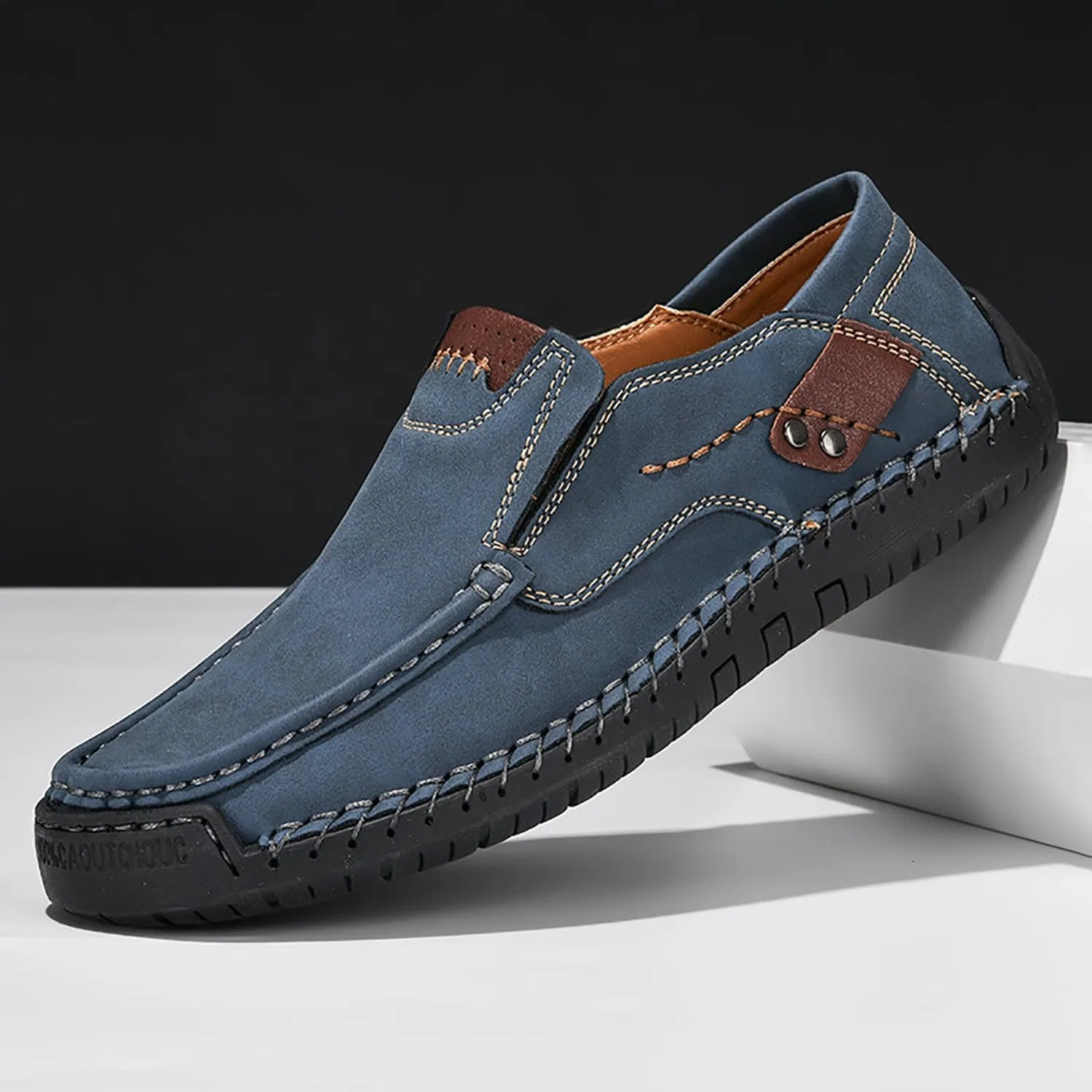 Лоферы повседневные мужские Slip On, синий DAO-UPPSE — фото 3