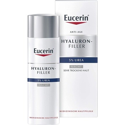 Крем для лица Eucerin — Anti Age Гиалуроновый филлер + % мочевина ночной, 50 мл