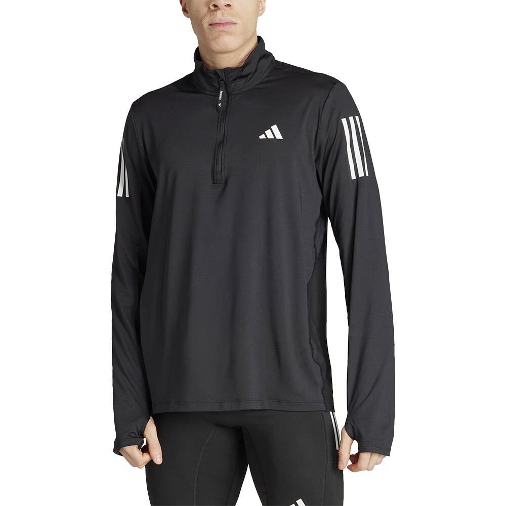 

Толстовка adidas Own The Run Base Half Zip, черный