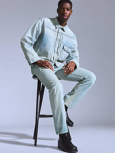 

Мужские джинсы 501 Original Fit 1980-х годов Levi's, цвет River - Medium Wash