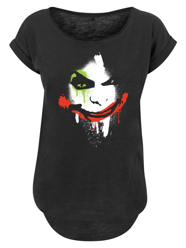 

Удлиненная футболка DC Comics Batman Arkham City с лицом Джокера в черном цвете F4NT4STIC, Черный, Удлиненная футболка DC Comics Batman Arkham City с лицом Джокера в черном цвете F4NT4STIC