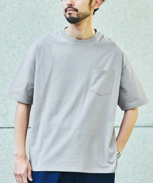 

FREAK'S STORE Футболка с круглым вырезом и оверсайз силуэтом, антибактериальная, влагоотводящая, с защитой от УФ-излучения, STRATECH, серо-бежевый