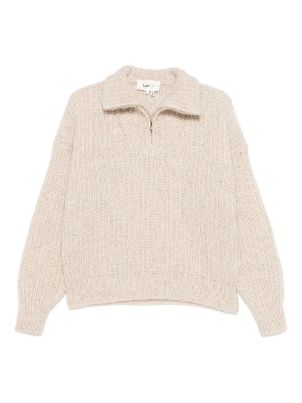 

Свитер Beltane с половинной молнией Ba&Sh, кремовый