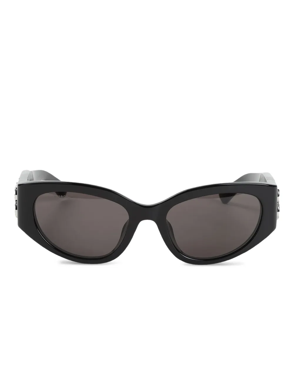 

Солнцезащитные очки в геометричной оправе Balenciaga Eyewear, черный