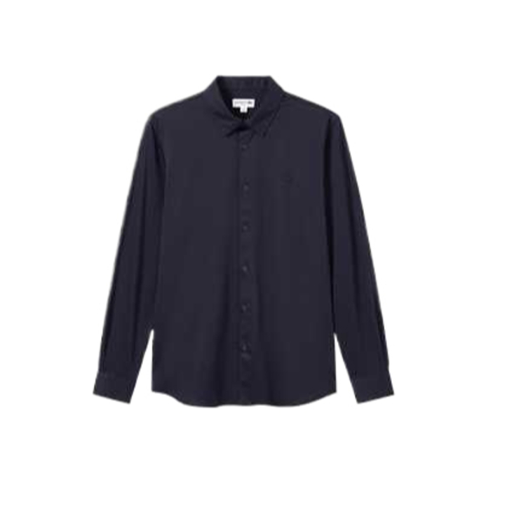 Рубашка мужская с лацканом Moderate LACOSTE, 001/белый — фото 3