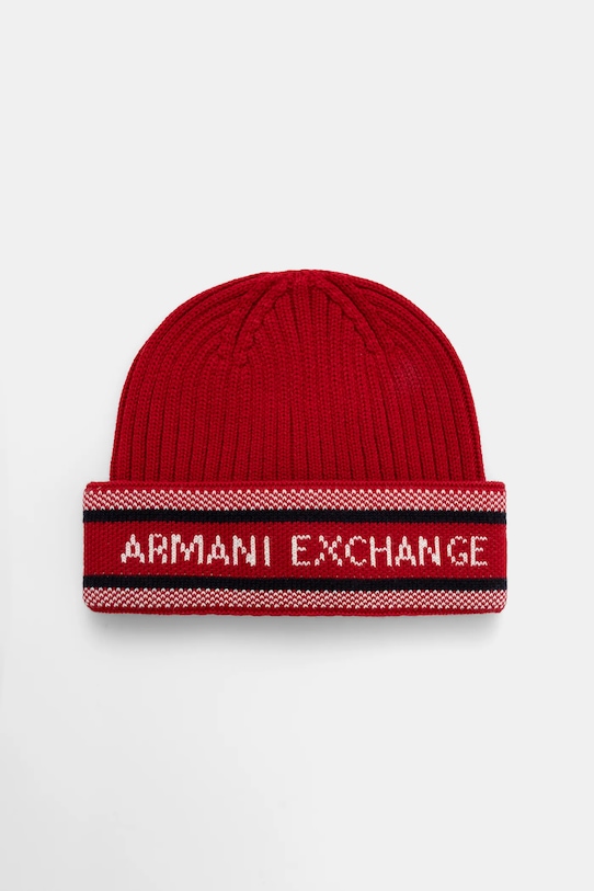 

Шапка из смесовой шерсти Armani Exchange, красный