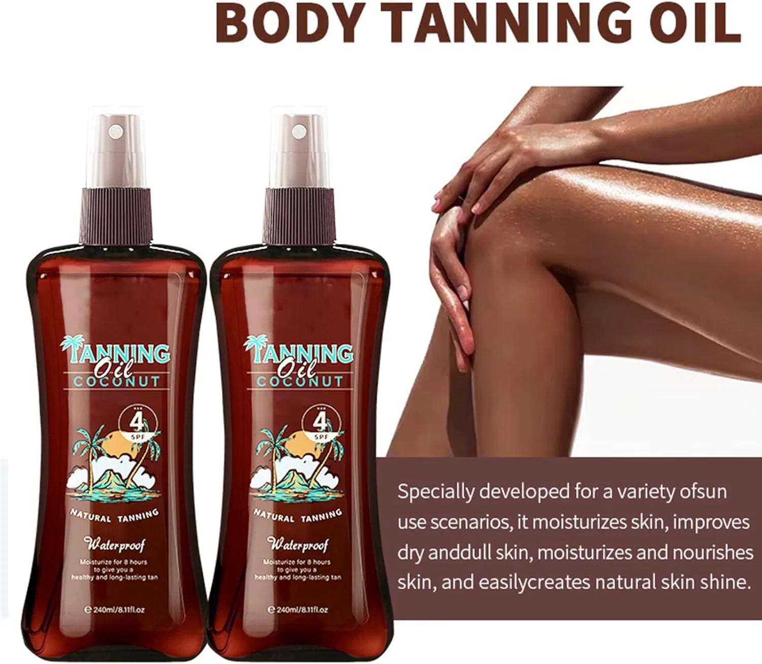 Масло для загара A-24 Tanning Oil Black Body, 232 г — фото 2