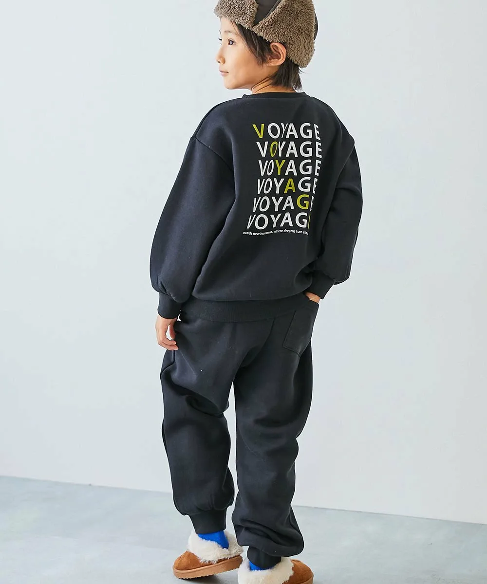 Теплый флисовый комплект с логотипом колледжа, размер 25AW Devirock, 009 - Back Logo - Black
