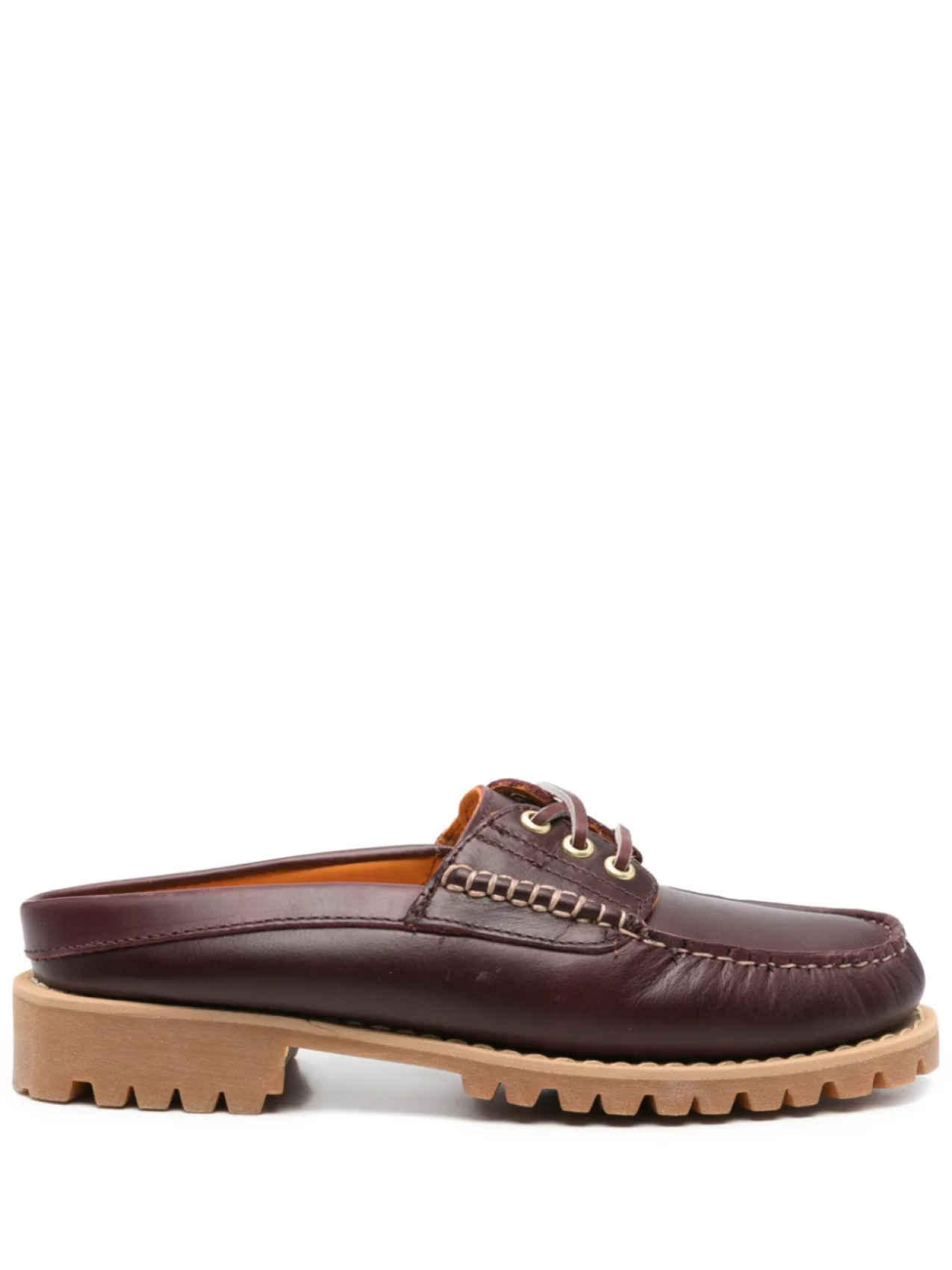 

Кожаные тапочки-мюли Timberland, красный