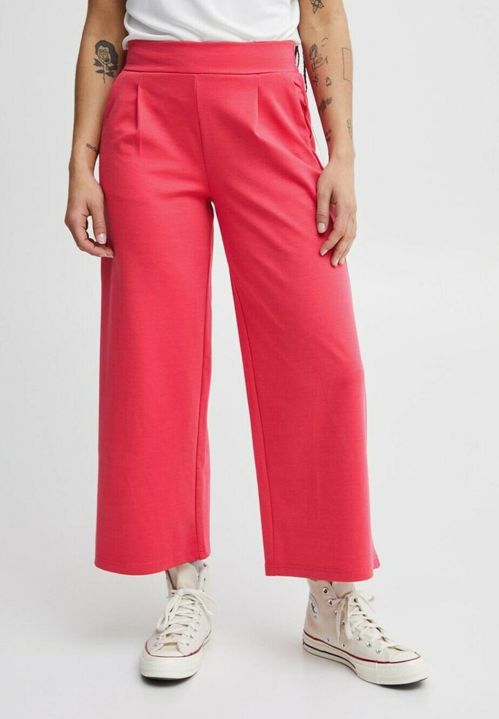 

Брюки PANTALON KATE WIDE PA ICHI, цвет raspberry wine