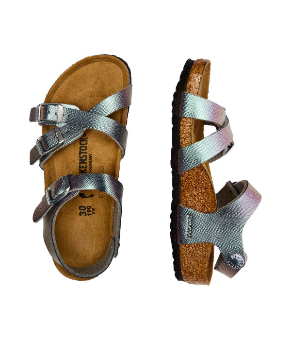 Сандалии из сафьяновой кожи Kumba Birkenstock, мультиколор — фото 3