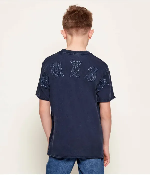 Футболка oversize fit Guess, темно-синий — фото 3