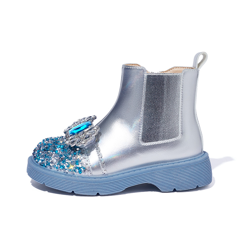 

Детская обувь со стразами и кристаллами Snoffy, синий