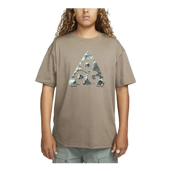 

Футболка Nike ACG Logo T-shirt 'Olive Grey', серый