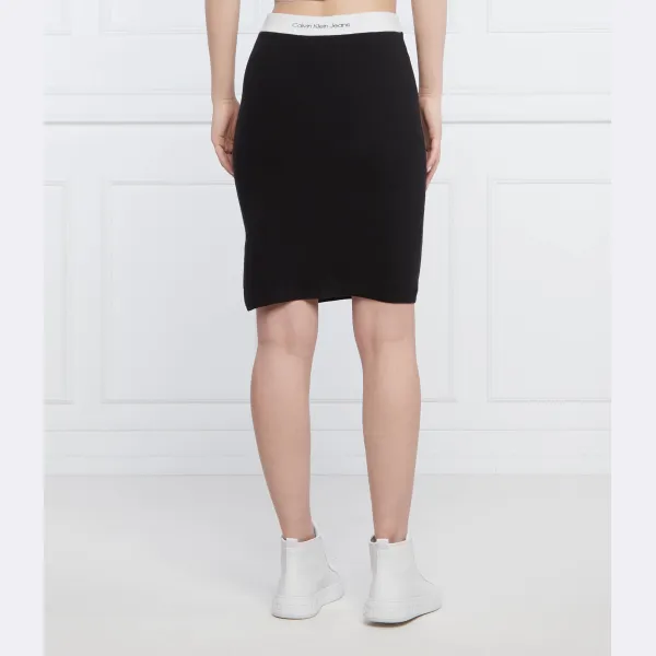Юбка Calvin Klein, черный — фото 3