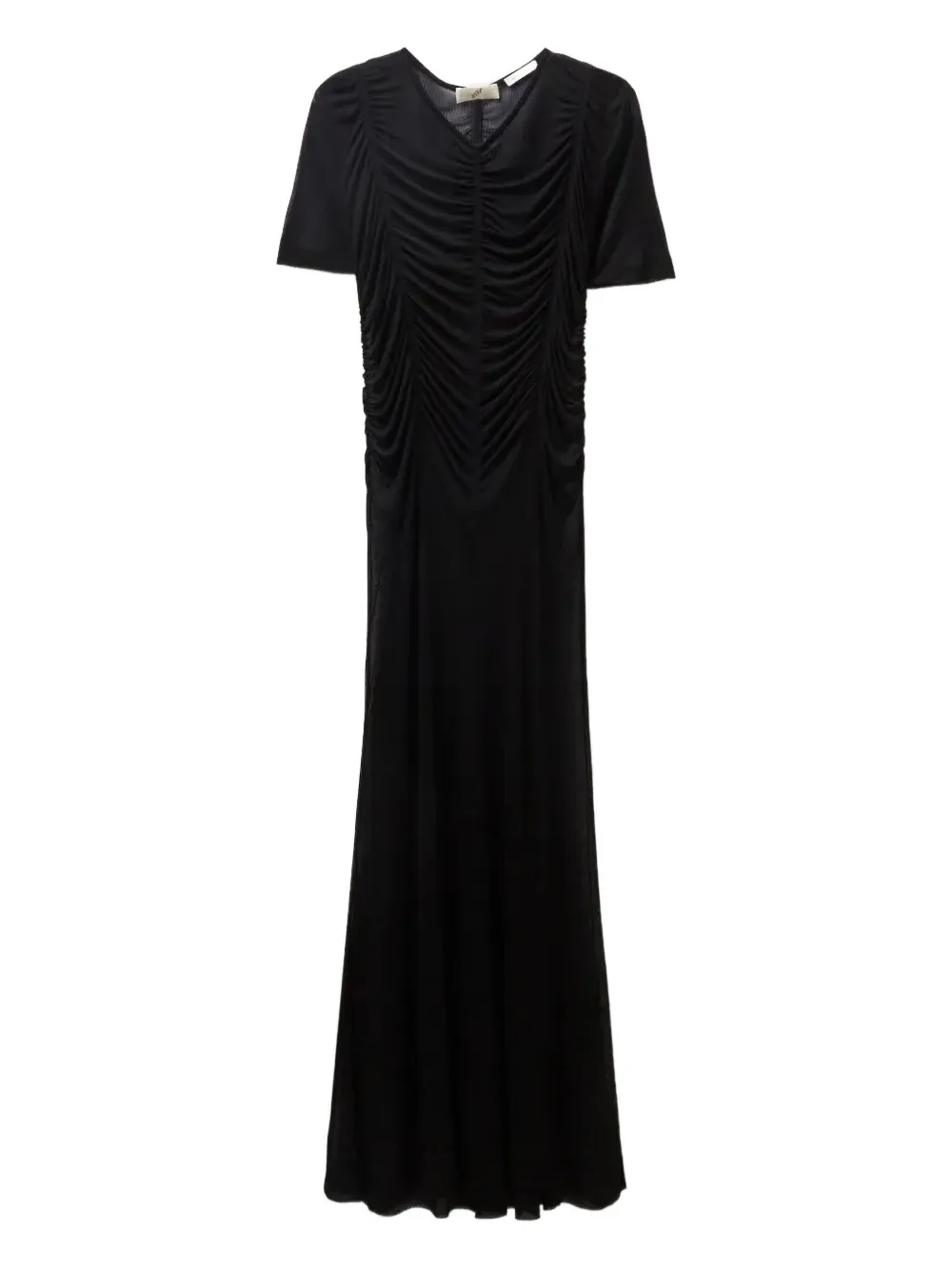 

Макси-платье с короткими рукавами BITE Studios, черный