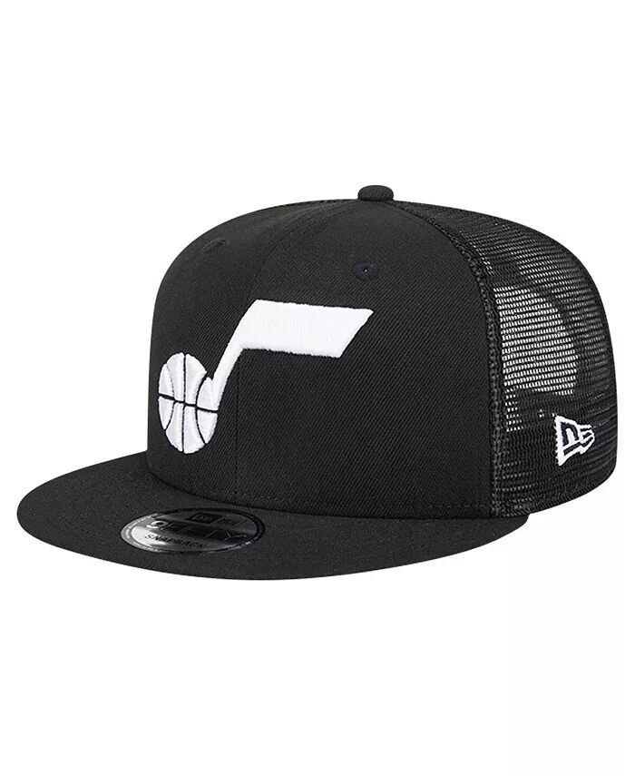 

Мужская черная кепка-кепка Trucker Snapback Utah Jazz Evergreen 9FIFTY New Era
